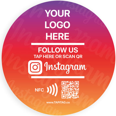 TAPiTAG Instagram social media nfc tag
