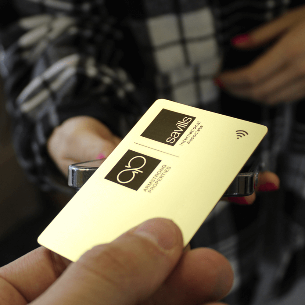 TAPiTAG Executive Gold Metal NFC-Enabled Digital Business Card savills