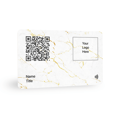 TAPiTAG Gold Marble NFC-Enabled Digital Business Card