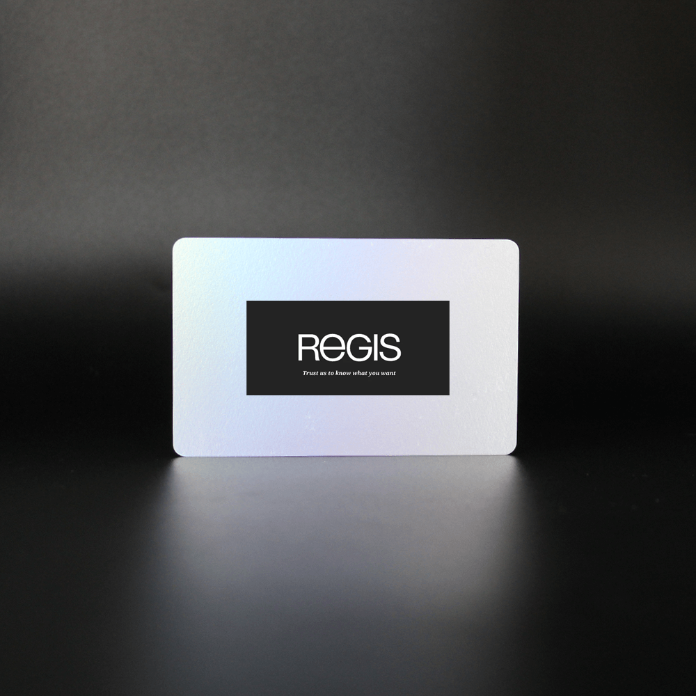 TAPITAG NFC-Enabled Digital Business Card SHIMMY HOLOGRAM EFFECT NFC CARD REGIS