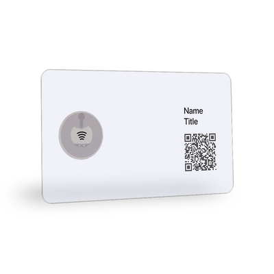 TAPiTAG NFC-Enabled Digital Business Card Transparent