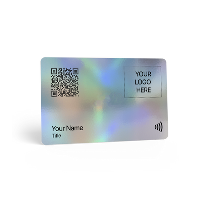 Matte shimmy PVC custom NFC-Enabled Digital Business Card
