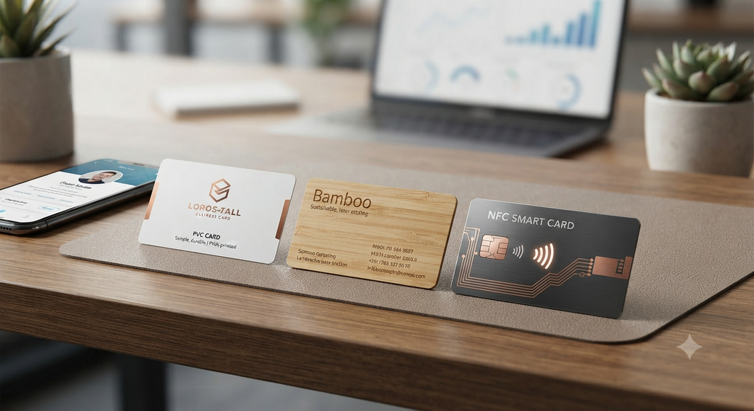 Best Business Card Material in 2026: PVC, Bamboo, or NFC Smart Cards?