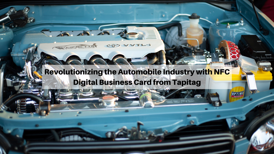 tapitag nfc business card  use for  automobile industry 