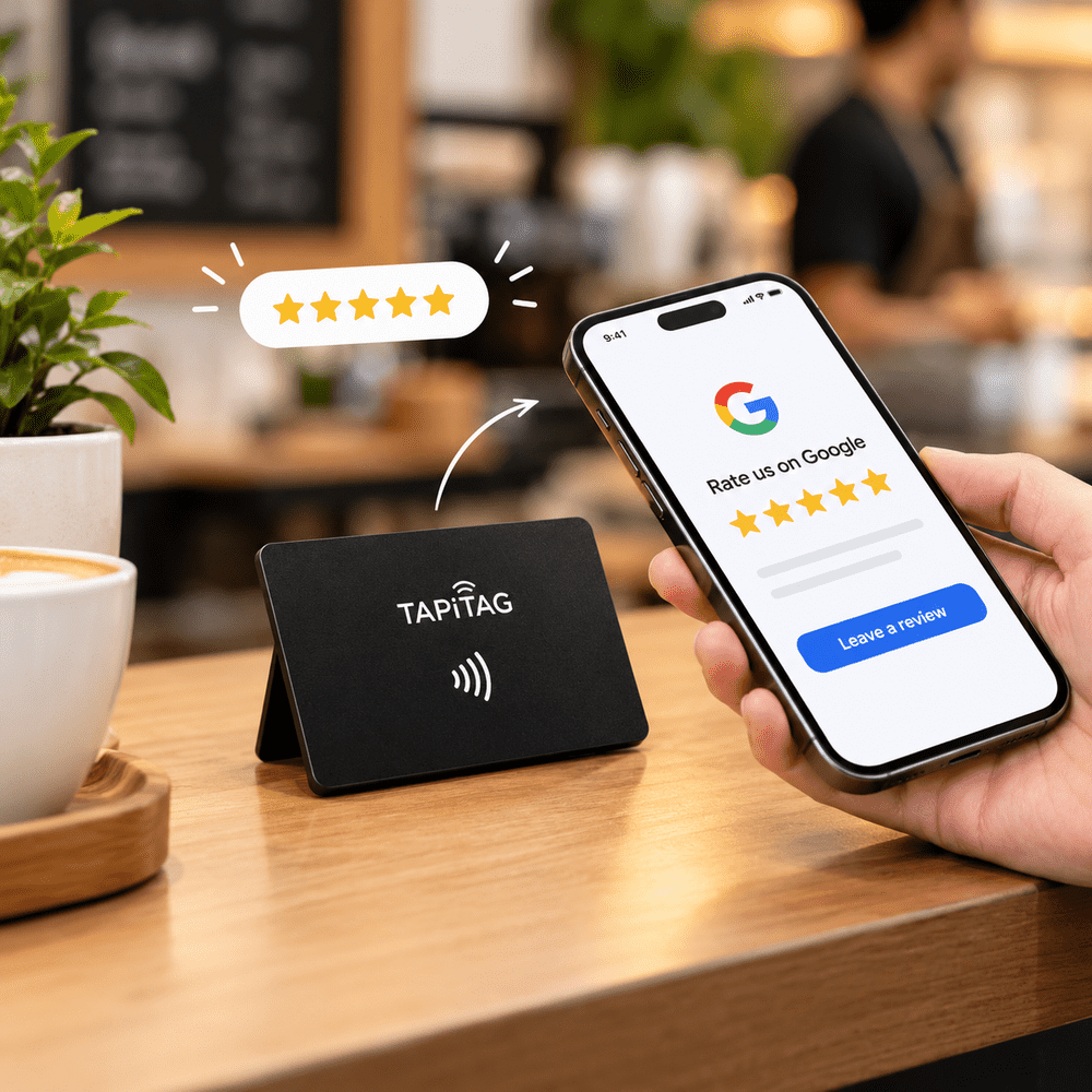 Google Review Cards for Business Tap-to-Review