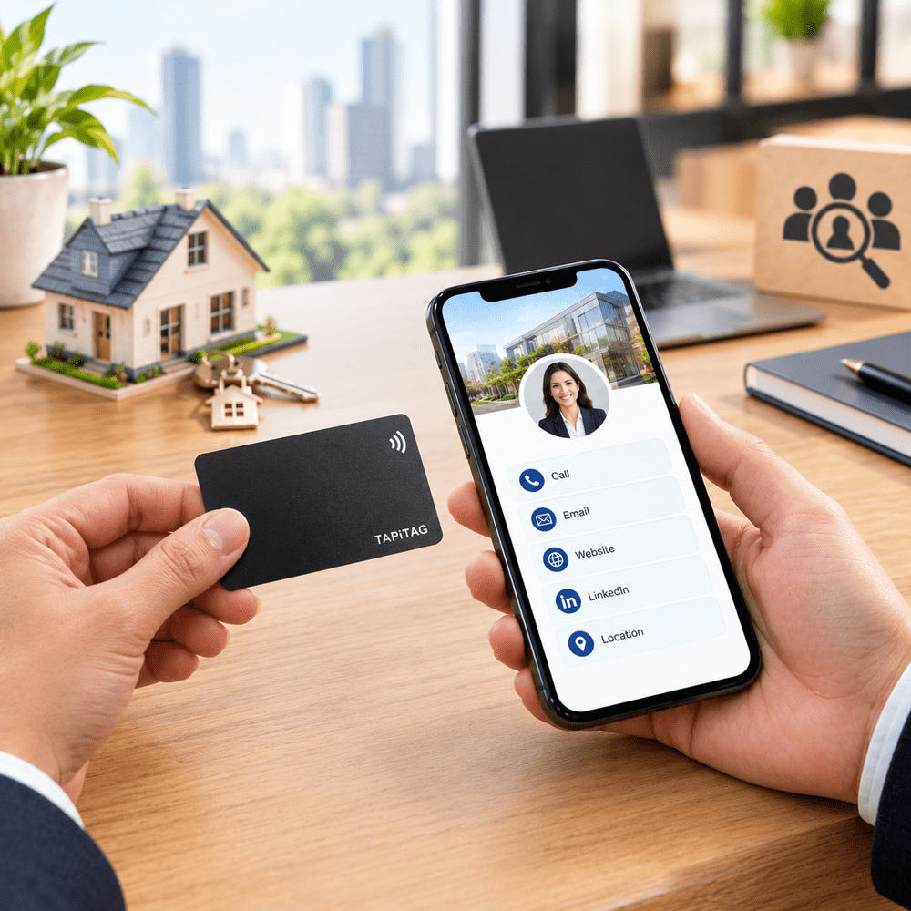 NFC Business Cards for Real Estate Agents