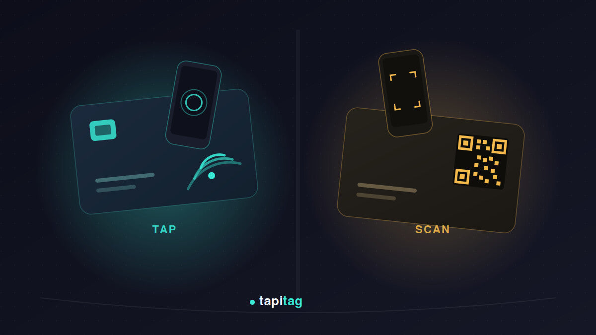 NFC vs QR Code Business Cards