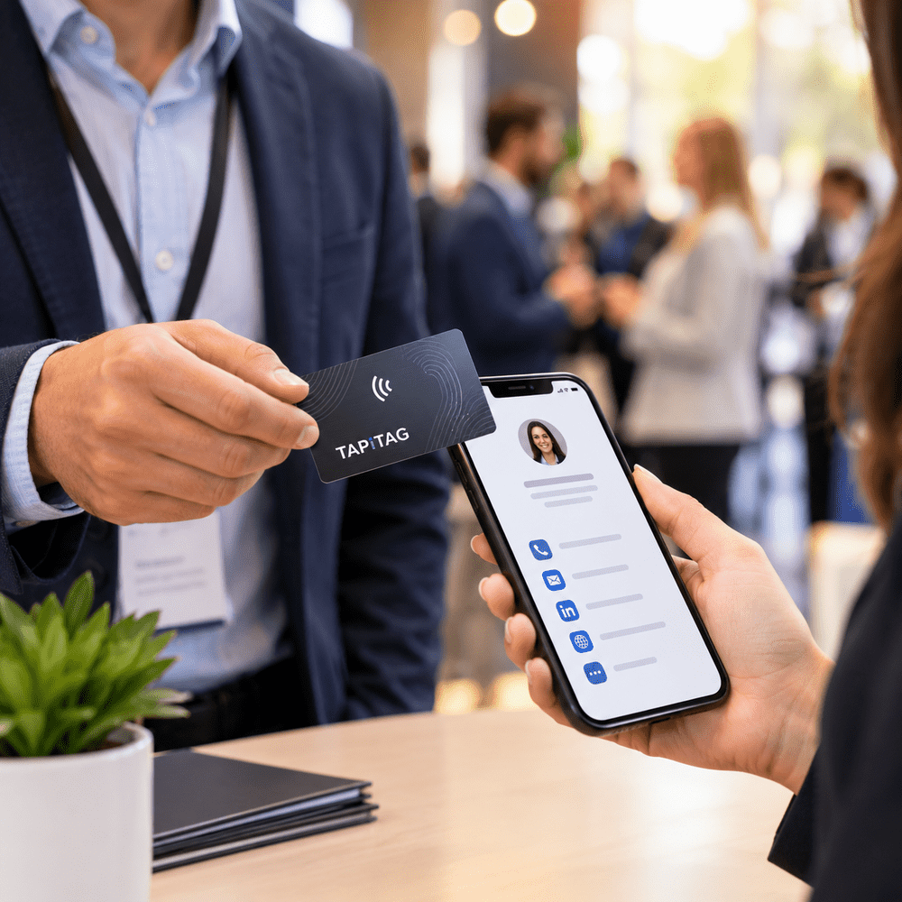 TAPiTAG digital business card for networking events