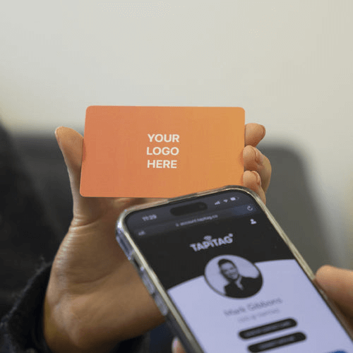 Evolution of business cards from paper to digital