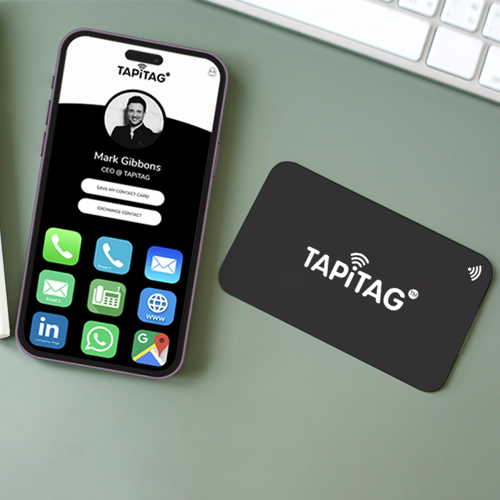 Digital business cards for large team networking
