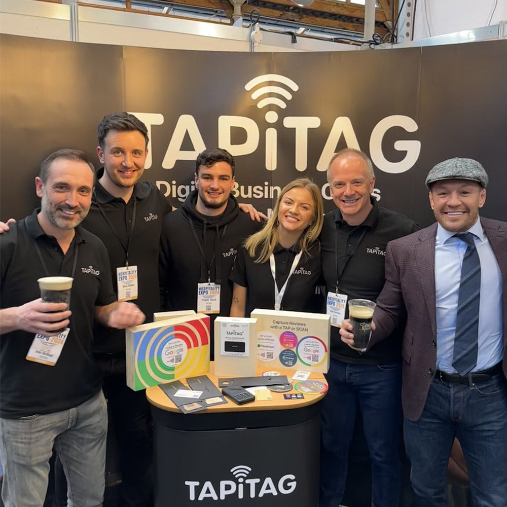Celebrity visit to TAPiTAG stand at RDS Dublin Expo