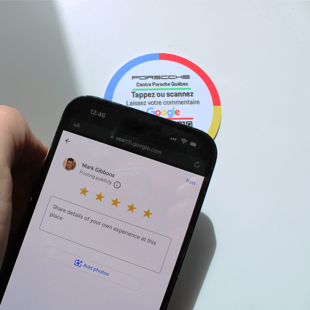 TAPiTAG Google Review Card