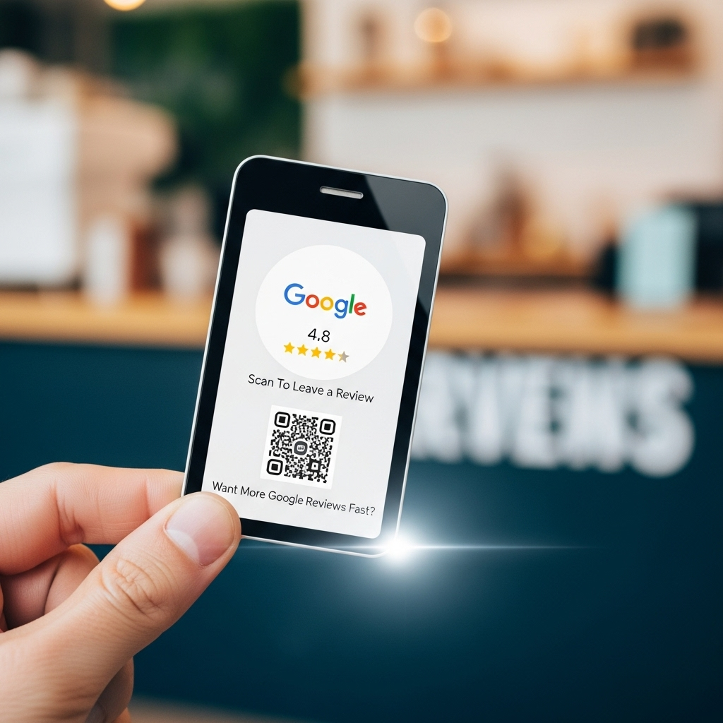 Boost Google reviews with digital card