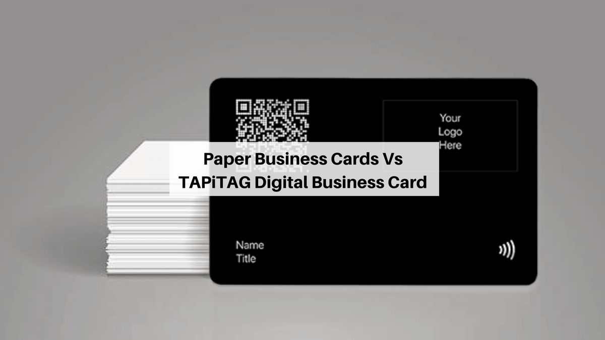 paper business card vs digital business card 