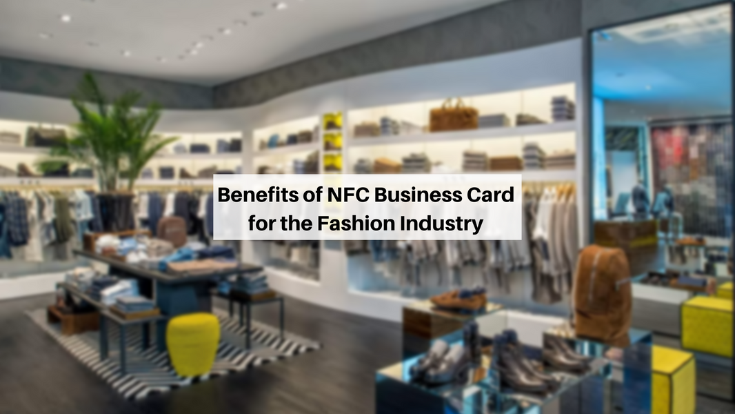 tapitag nfc business card for fashion industry 