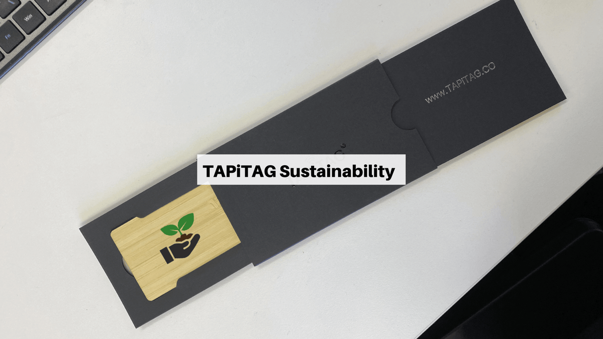 TAPiTAG Sustainability blog banner 