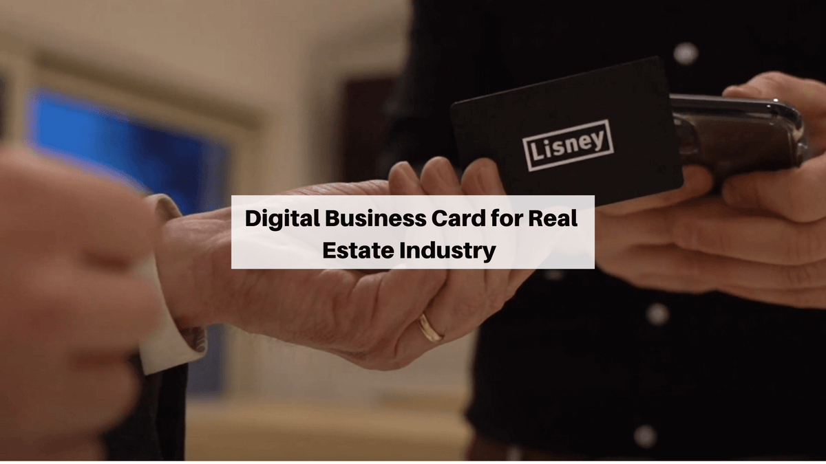 digital business card for real estate industry 