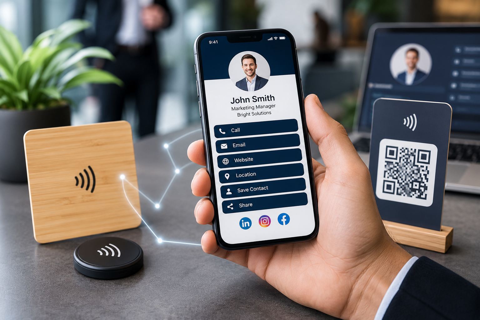 What is a digital business card
