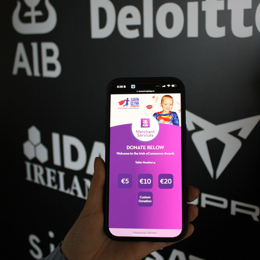 TAPiTAG NFC Digital Donation Tag