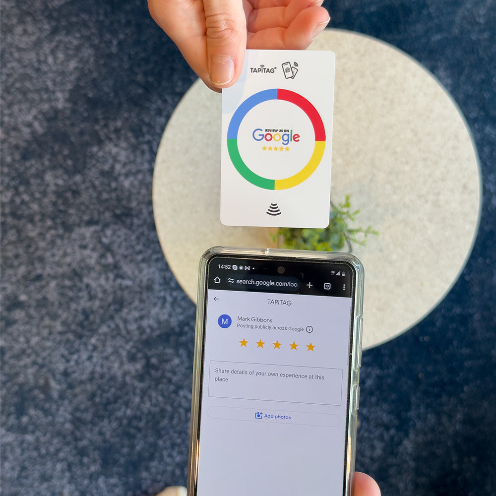 Get more Google reviews with NFC