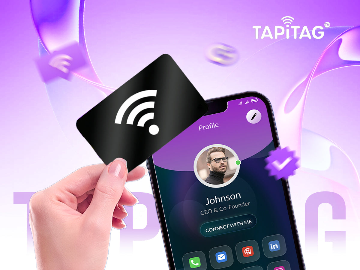 Modern NFC digital business card