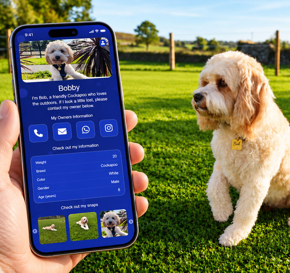 Smart Pet Tags for Dogs & Cats