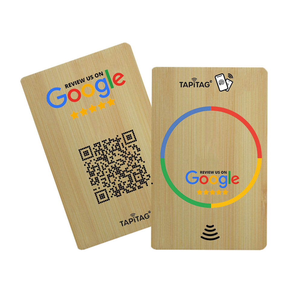 Google Review Bamboo NFC Card | reviews for google