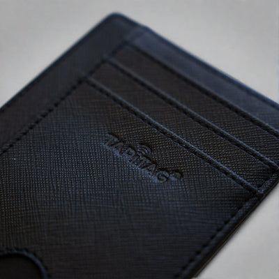 Black Real Leather Handmade Wallet