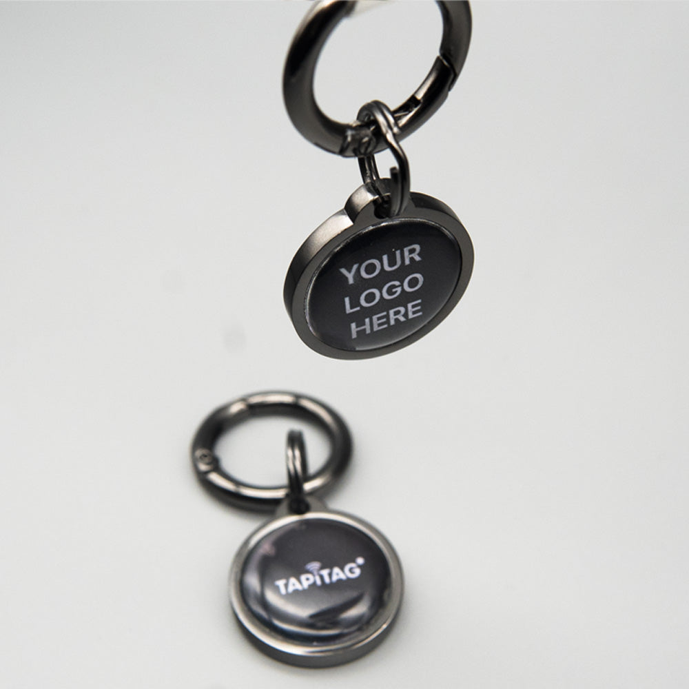 TAPiTAG Digital Keyring Black NFC QR CODE Digital Business Card