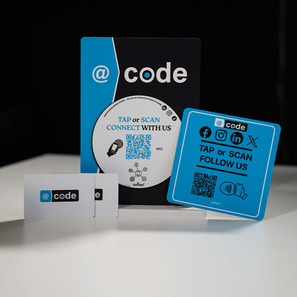 Tapi Tag Layout Event Pro Kit: NFC Cards, NFC Displays & QR Stickers for Exhibitors ...
