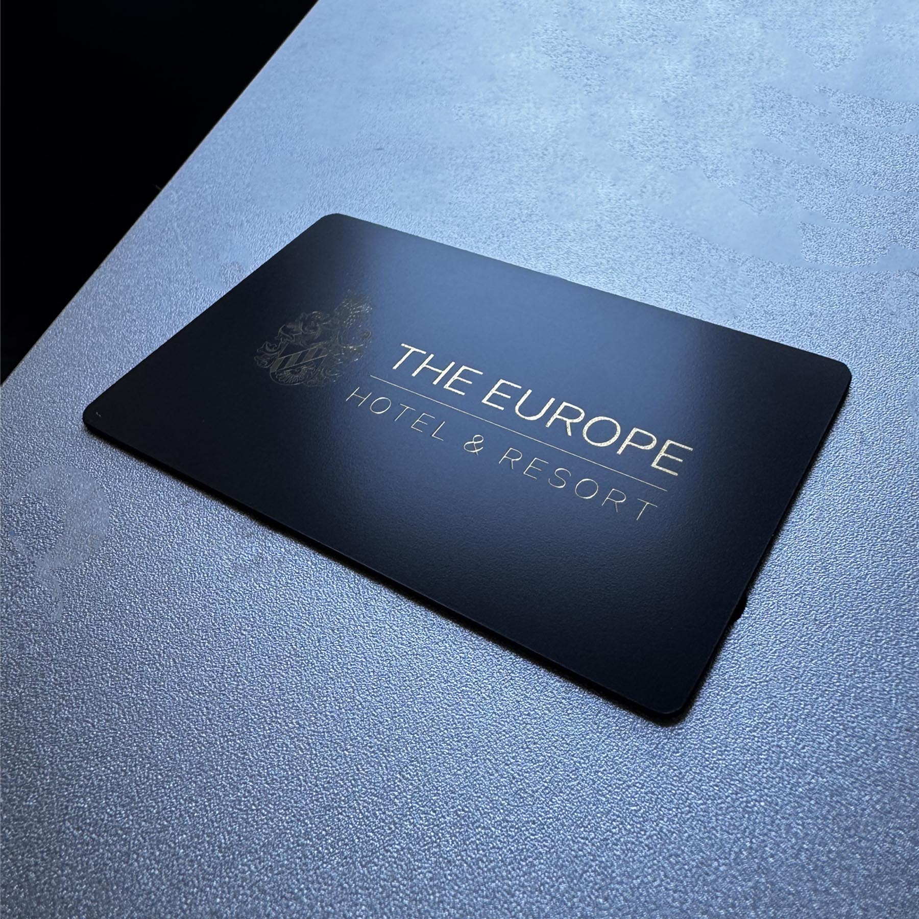 TAPiTAG Digital Business Card Black Metal Gold etch NFC Card Europe Hotel