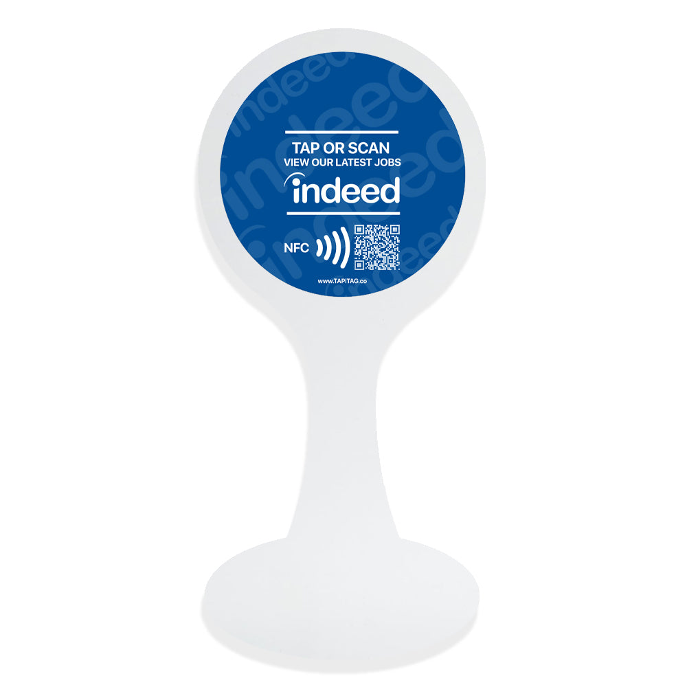 Acrylic Display Stand | Indeed NFC Tag