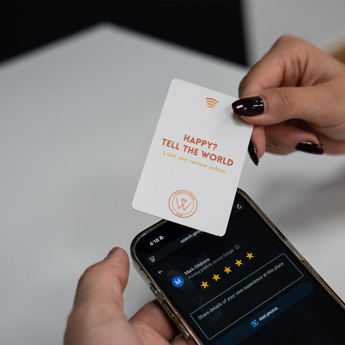 TAPiTAG Google Review Card | NFC & QR Code to Collect Customer Reviews