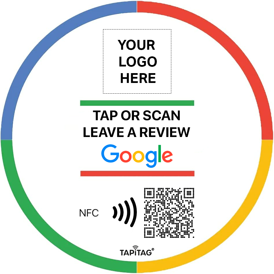 TAPiTAG Google review sticker