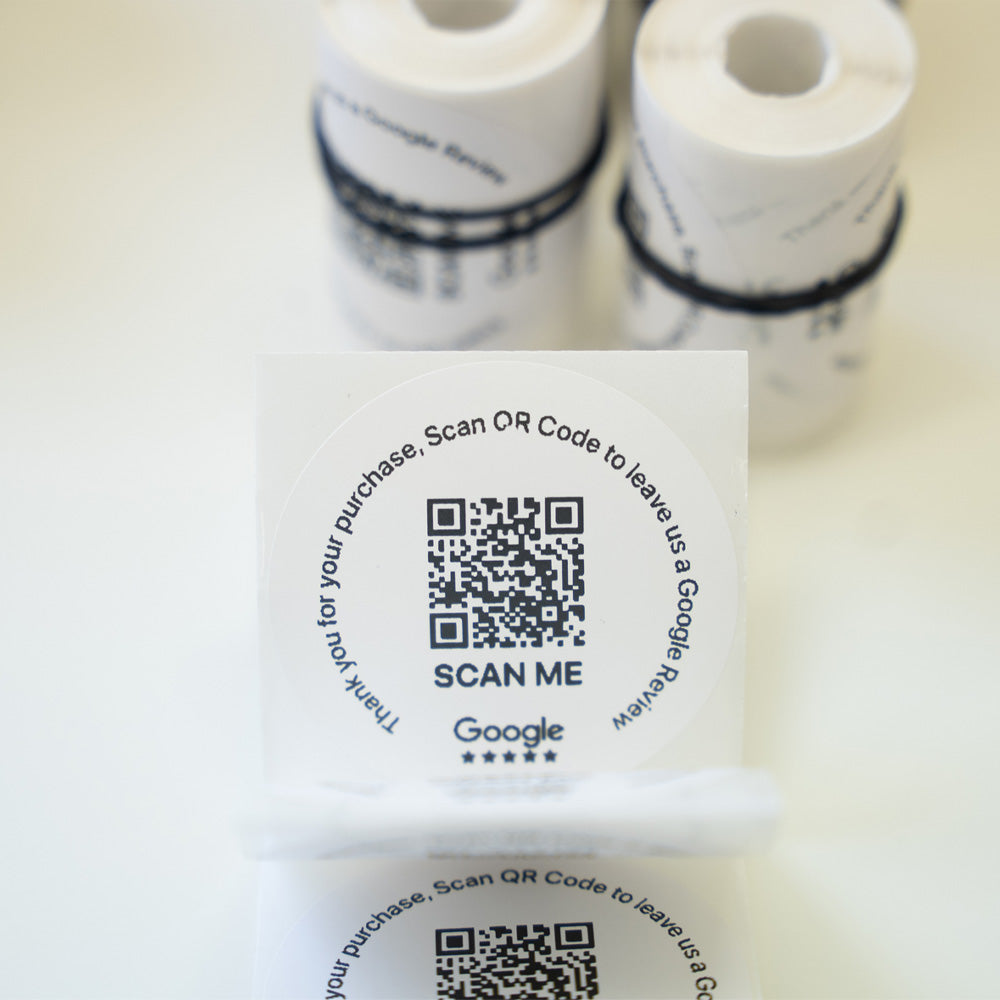 Google Review Sticker qr code