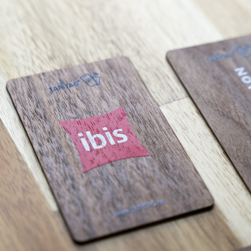 Walnut NFC QR Code google review card IBIS HOTEL