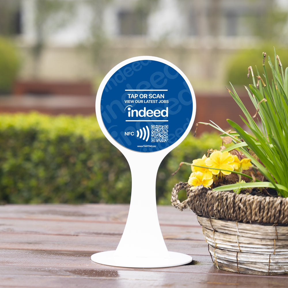 Acrylic Display Stand | Indeed NFC Tag