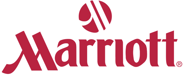 Marriott logo in red on a white background