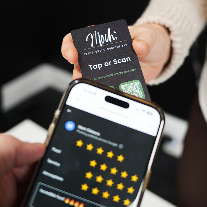 TAPiTAG Google Review Card | NFC & QR Code to Collect Customer Reviews