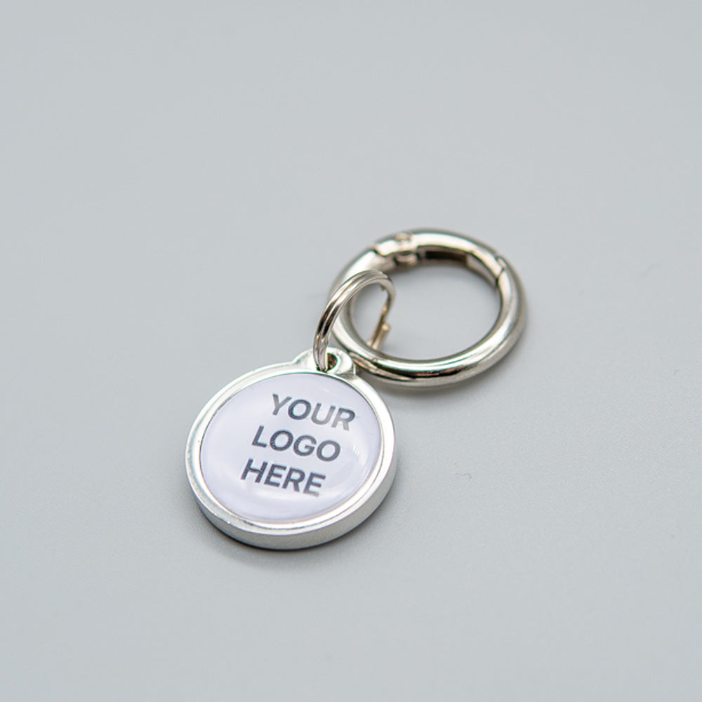 TAPiTAG Digital Keyring Silver NFC QR CODE Digital Business Card