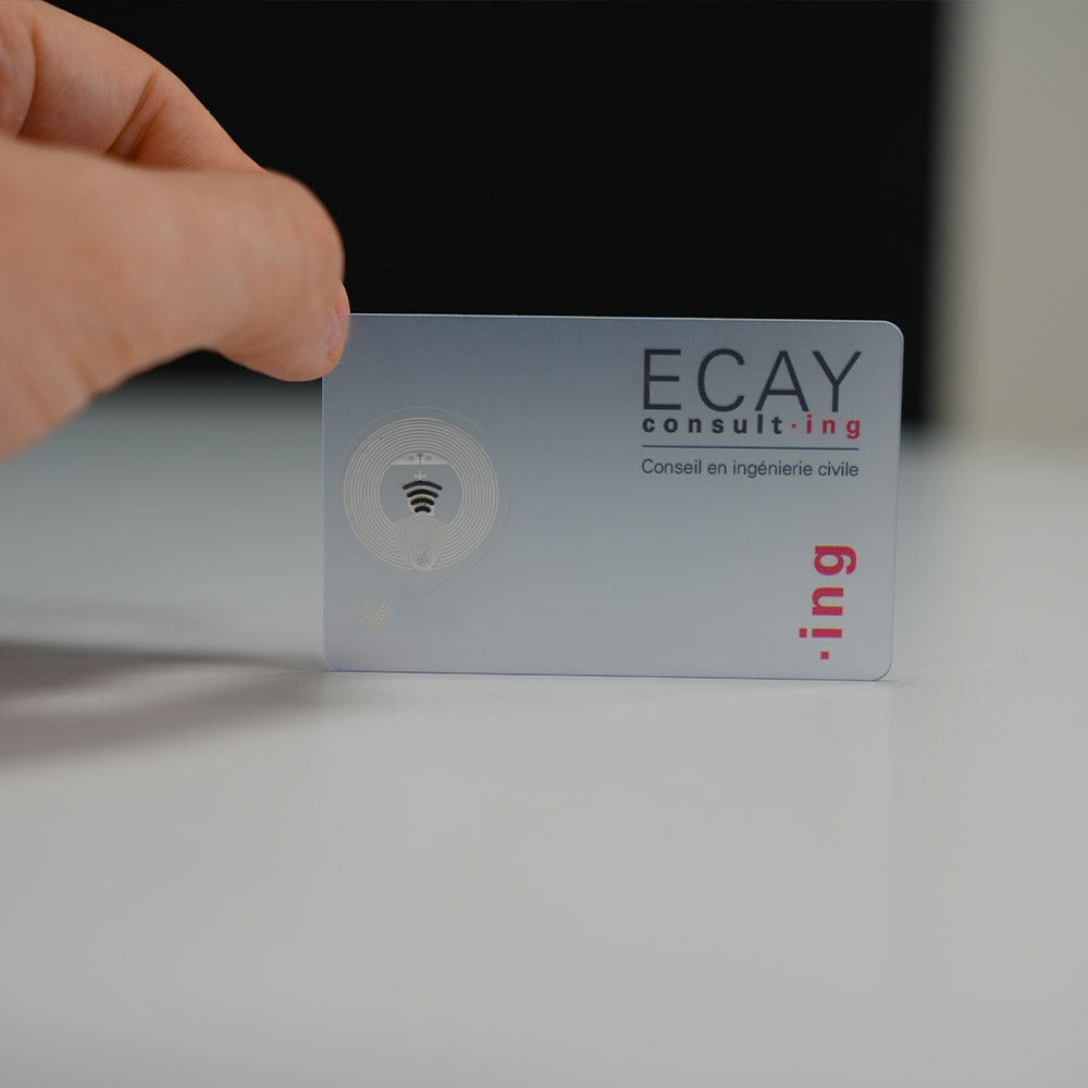 TAPiTAG NFC-Enabled Digital Business Card Transparent