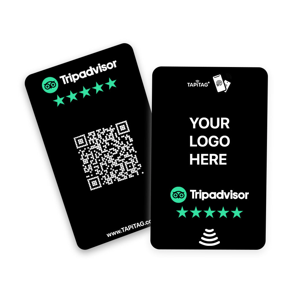 Tripadvisor Review Card Black | NFC Card