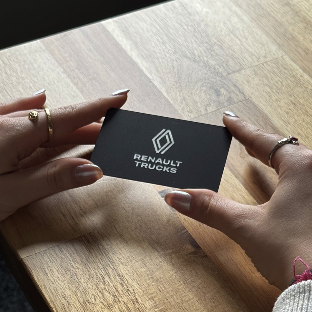 TAPiTAG Black Matte PVC NFC Business Cards