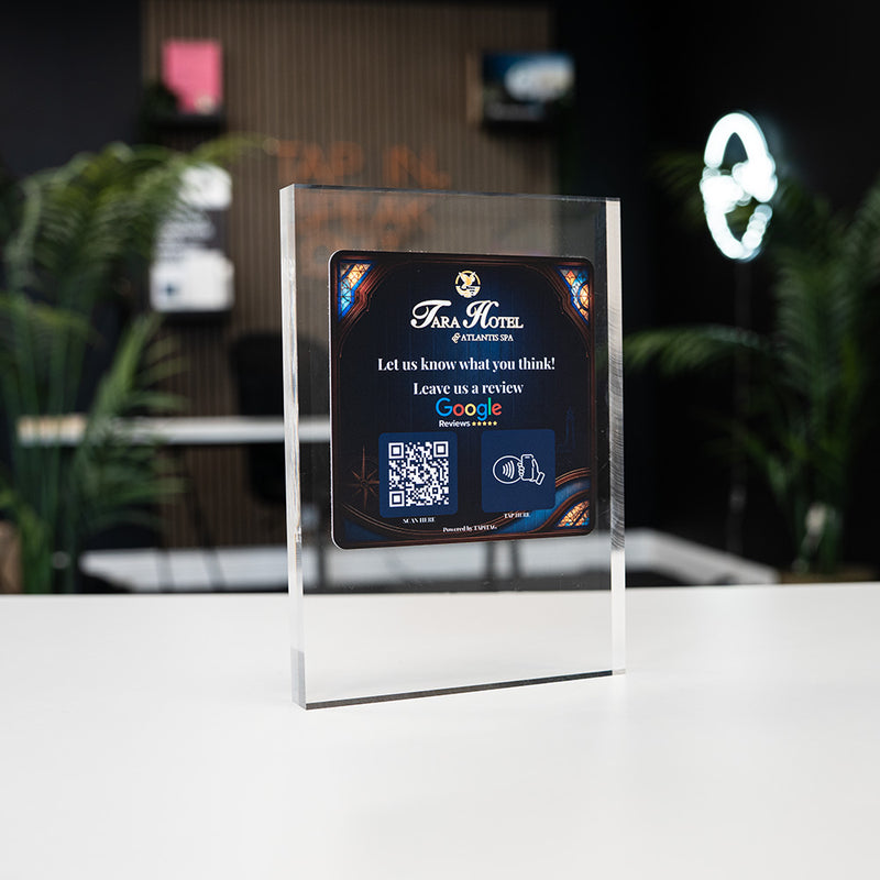 TAPiTAG Smart Display Stand with NFC & QR CODE
