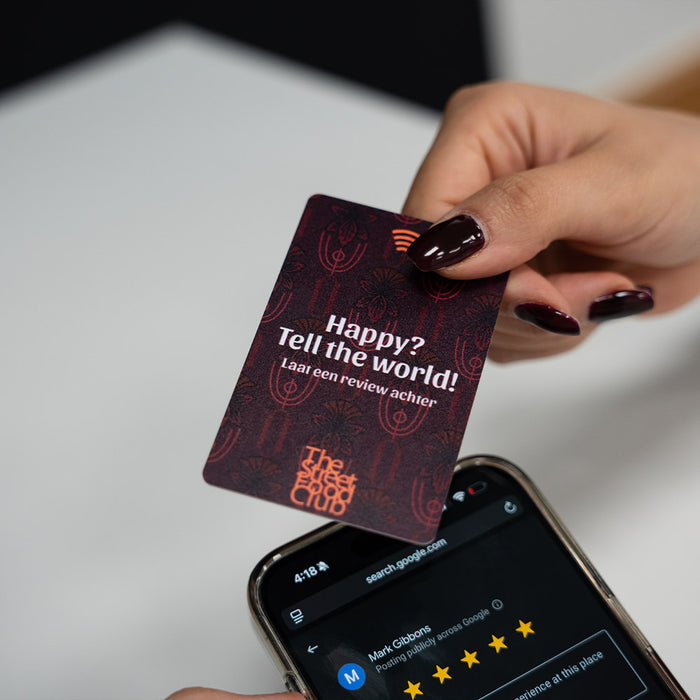 TAPiTAG Google Review Card | NFC & QR Code to Collect Customer Reviews