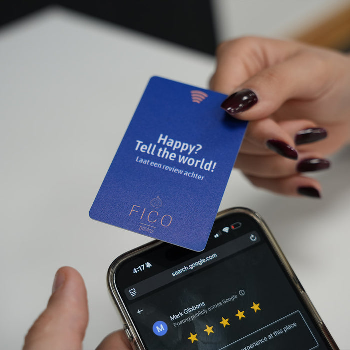 TAPiTAG Google Review Card | NFC & QR Code to Collect Customer Reviews