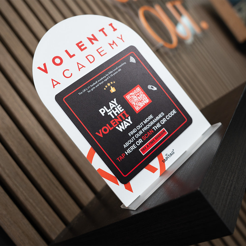 TAPiTAG Acrylic A5 ARCH display stand