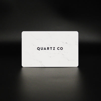 quartz co logo on NFC Digital Business Card