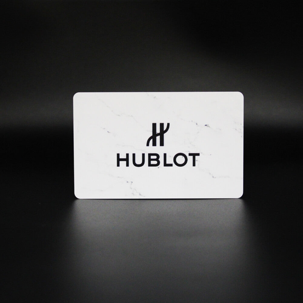 Hublot logo on NFC Digital Business Card