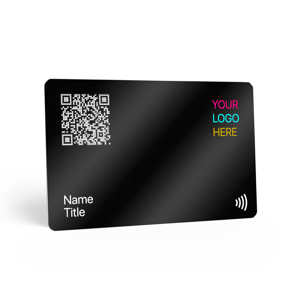 TAPiTAG Black PVC NFC Business Cards